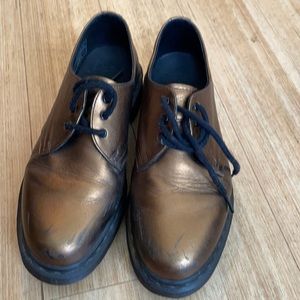 Dr Martens shoes US 8 EU 39 copper metallic